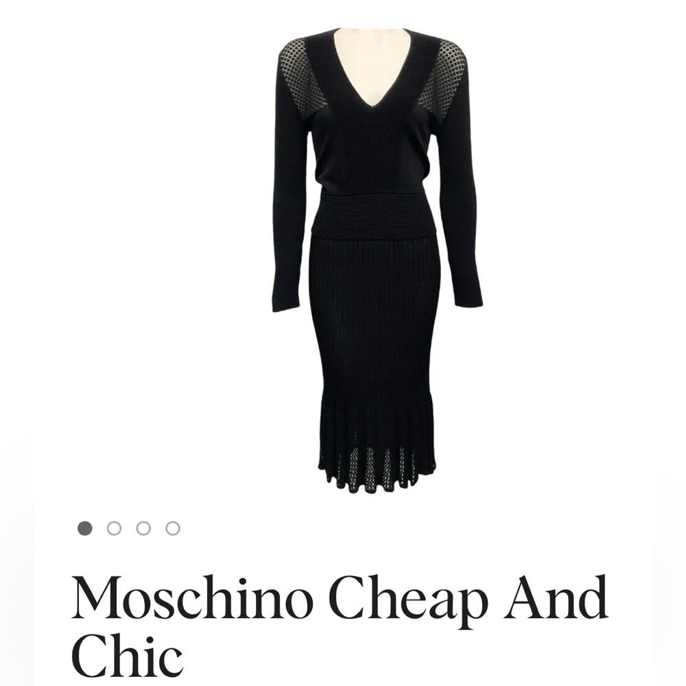 MOSCHINO CLASSIEST BLACK DRESS